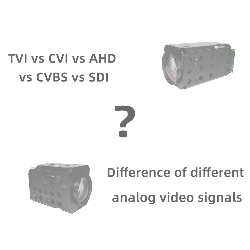TVI vs CVI vs AHD vs CVBS vs SDI Security Cameras